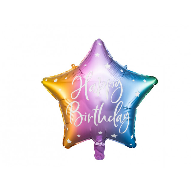 Fóliový balón farebný, HB, veľ. 18/45cm