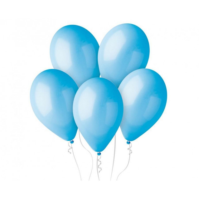 Latexový balón blankitný, veľ12/30,5cm