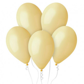Latexový balón Pastelovo baby žltý, veľ.12/30cm