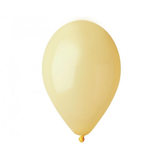 Latexový balón Pastelovo baby žltý, veľ.12/30cm