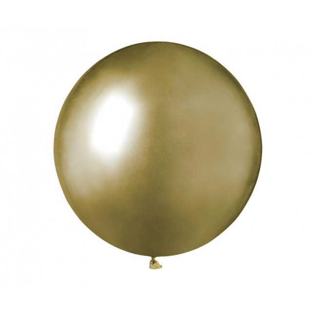 Latexový balón Zlatý, veľ.19/48cm