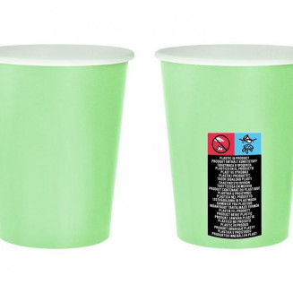 Papierový pohár, mentol, 200ml/14ks