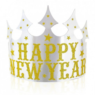 Korunka HNY, strieborná, bal./4ks