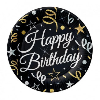 Tanier Happy birthday, 18cm/6ks