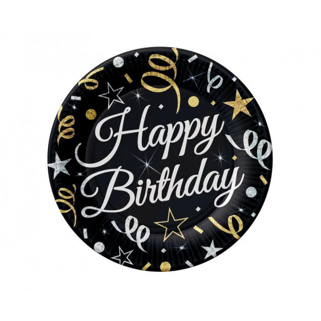 Tanier Happy birthday, 18cm/6ks