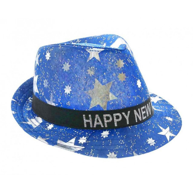 Klobúk Happy New year, modrý