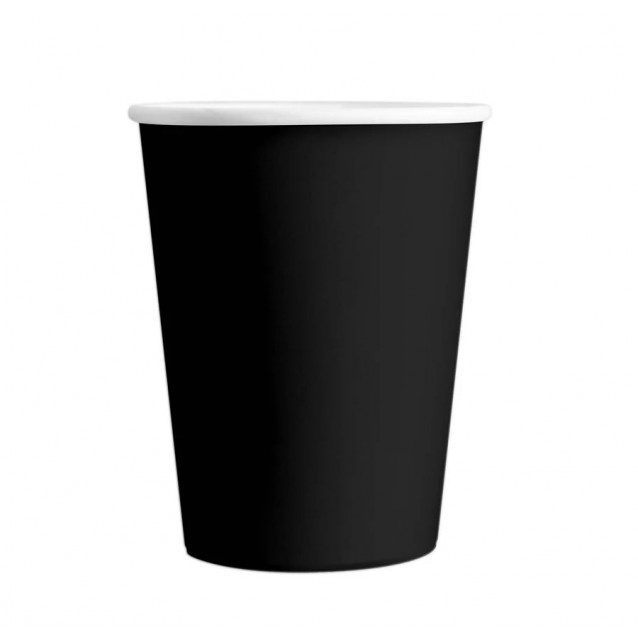 Papierový pohár čierny