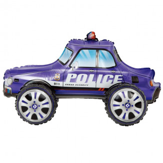 Policajné auto, 3D, 65x38cm