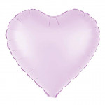 Fóliový balón srdce lilac matné, 45cm