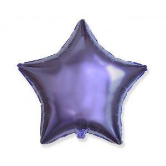 Fóliový balón hviezda bledofialová, 45cm 