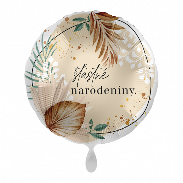 Balón Šťastné narodeniny, Boho