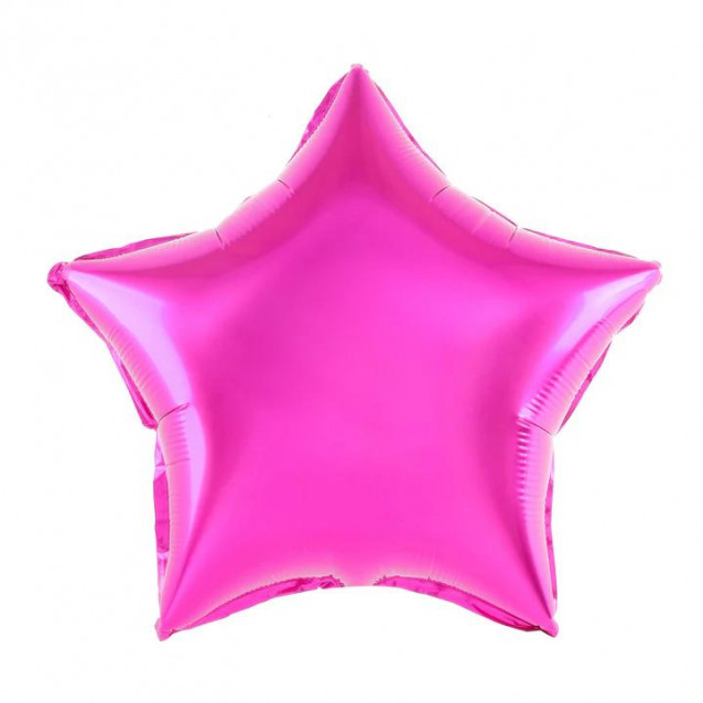 Fóliový balón hviezda purpurová, 45cm