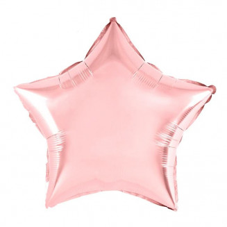 Fóliový balón hviezda staroružová, 45cm 