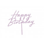 Zápich Happy Birthday, fialkový