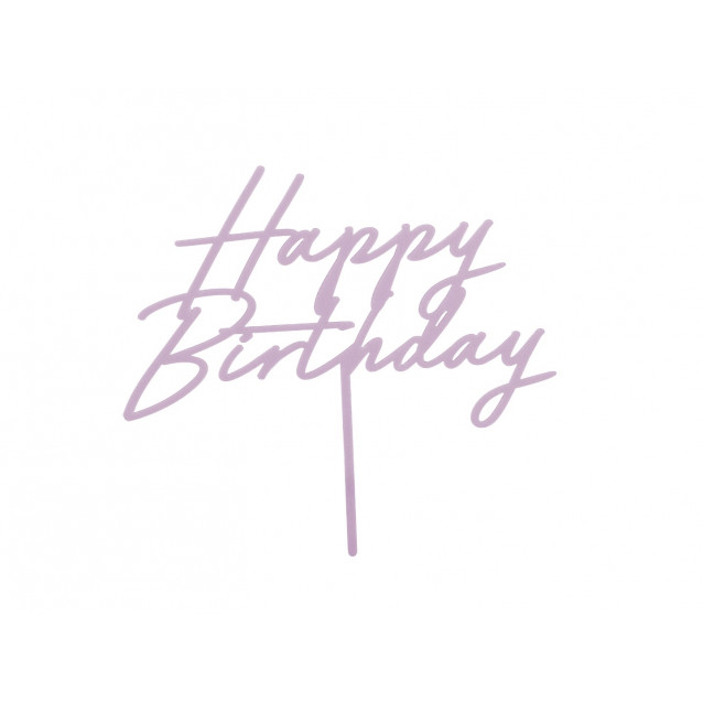 Zápich Happy Birthday, fialkový Zápich Happy Birthday, fialkový