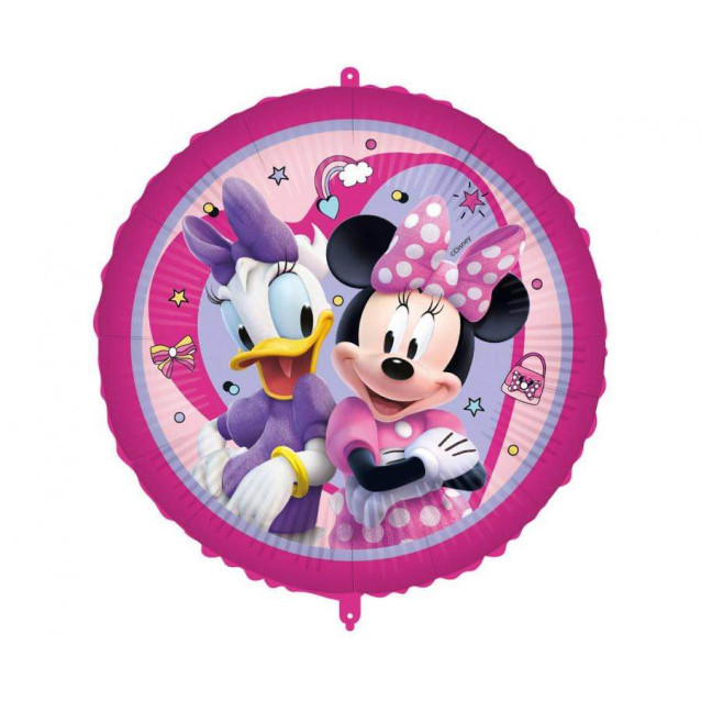 Balón Minnie & Daisy, Ružový kruh - 43cm