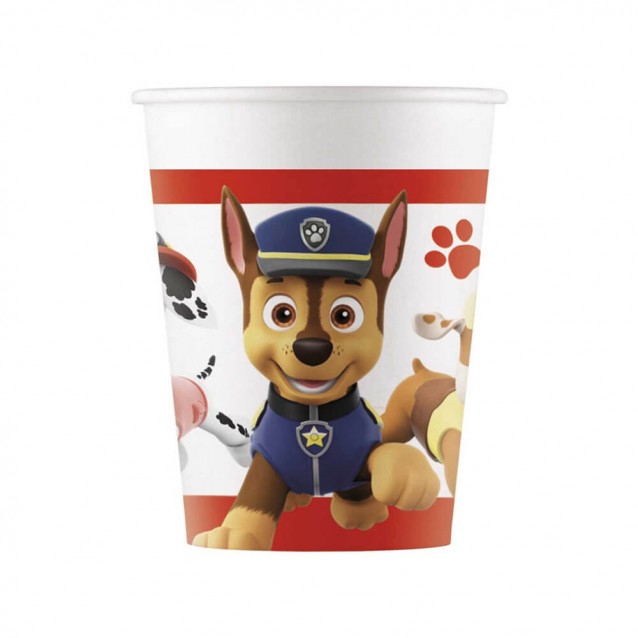 Papierový pohár Paw patrol Ready for Action 200ml, 8ks