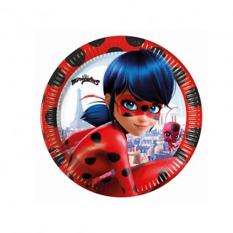 Papierový tanier Miraculous Ladybug